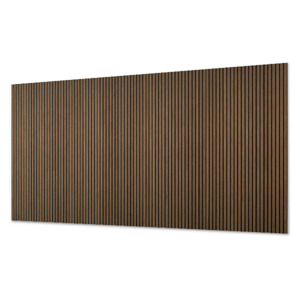 Zelfklevend wandpaneel Verticale planken in een natuurlijke stijl