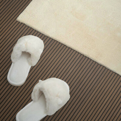 Zelfklevend wandpaneel Verticale planken in een natuurlijke stijl