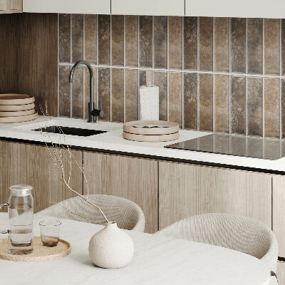 Vinyl wandpaneel Verticaal gestreepte tegels