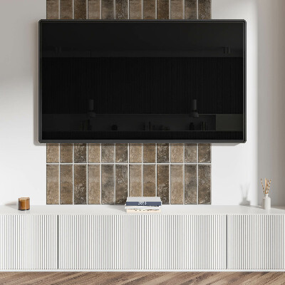 Vinyl wandpaneel Verticaal gestreepte tegels