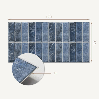 Wandpaneel pvc Stijlvolle verticale tegels