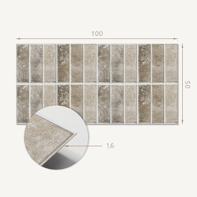 Wandpaneel pvc Geometrische tegels