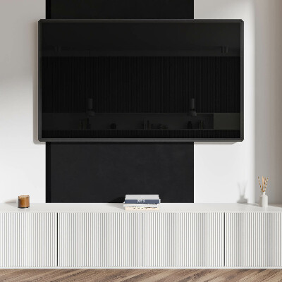 Zelfklevend wandpaneel Zwarte tint