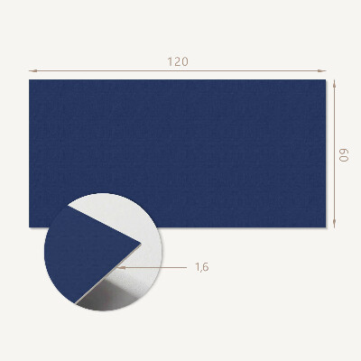 Zelfklevend wandpaneel Marineblauw grafisch motief