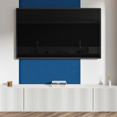 Vinyl wandpaneel Blauw accent