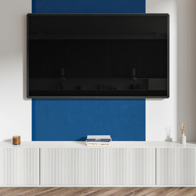Vinyl wandpaneel Blauw accent