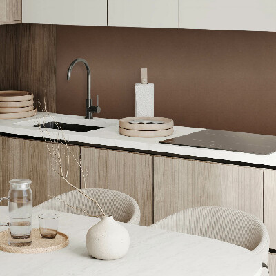 Zelfklevend wandpaneel Bruin accent