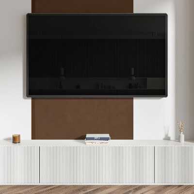 Zelfklevend wandpaneel Bruin accent