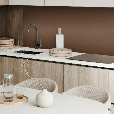 Zelfklevend wandpaneel Bruin accent