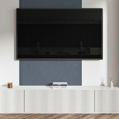 Vinyl wandpaneel Donkerblauwe tint