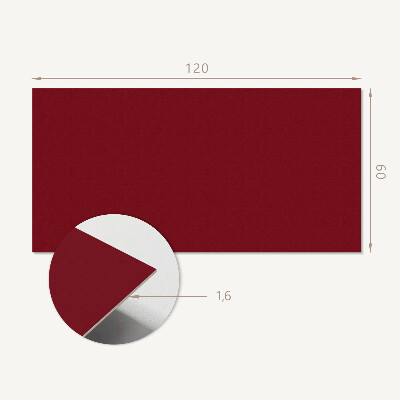 Zelfklevend wandpaneel Bourgondisch accent