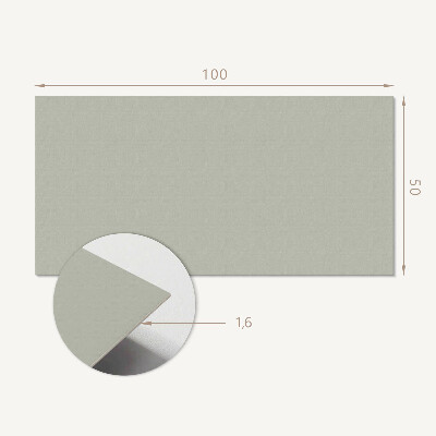 Zelfklevend wandpaneel Grijsgroene tint