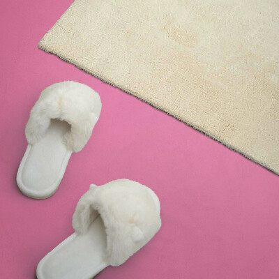 Vinyl wandpaneel Pastelroze accent