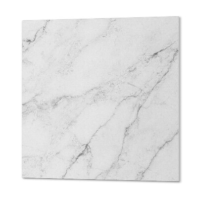 Wandbekleding vinyl De elegantie van wit marmer