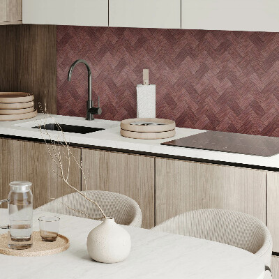 Vinyl wandbekleding Houten weefsels in ontwerp