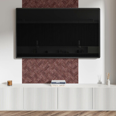 Vinyl wandbekleding Houten weefsels in ontwerp