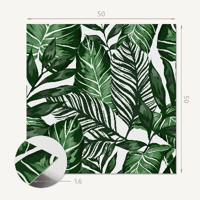 Pvc wandpaneel Tropisch bladpatroon