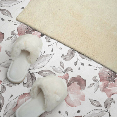 Vinyl wandbekleding Aquarel bloemenpatroon