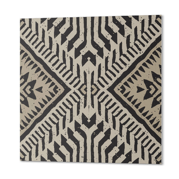 Vinyl wandbekleding Stijlvol geometrisch patroon met lijnen