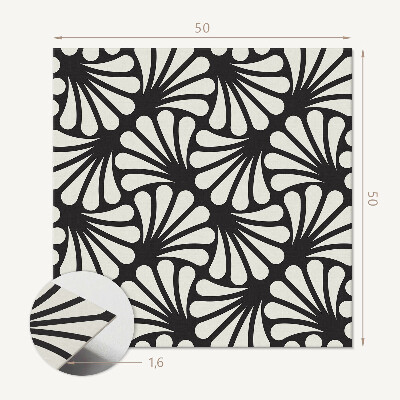 Wandbekleding vinyl Een stijlvol bladpatroon