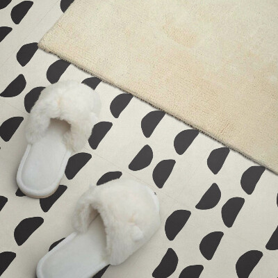 Vinyl wandbekleding Halvemaanvormig ontwerp in een abstracte vorm