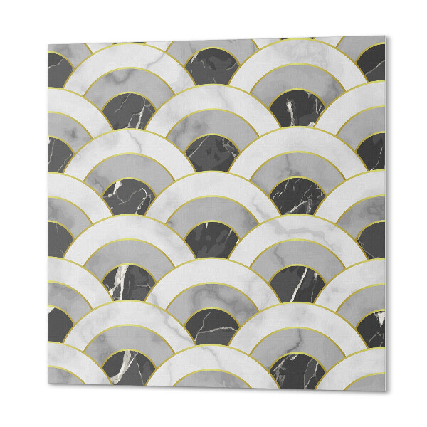 Wandbekleding vinyl Stijlvolle golvende bogen in een moderne uitvoering