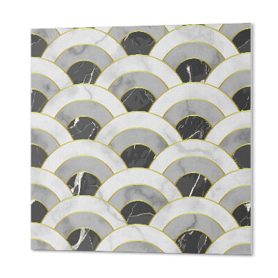 Wandbekleding vinyl Stijlvolle golvende bogen in een moderne uitvoering