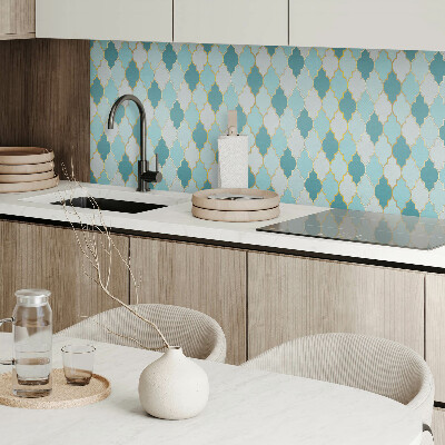 Pvc wandpaneel Dynamische vormen in een golvende vorm