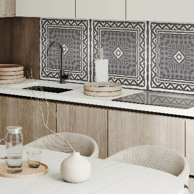 Wandbekleding vinyl Vormen in geometrische kaders