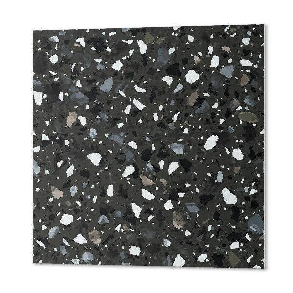 Vinyl wandbekleding Steenpatroon met accenten