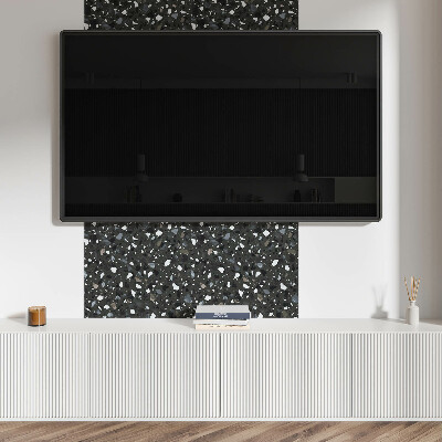 Vinyl wandbekleding Steenpatroon met accenten