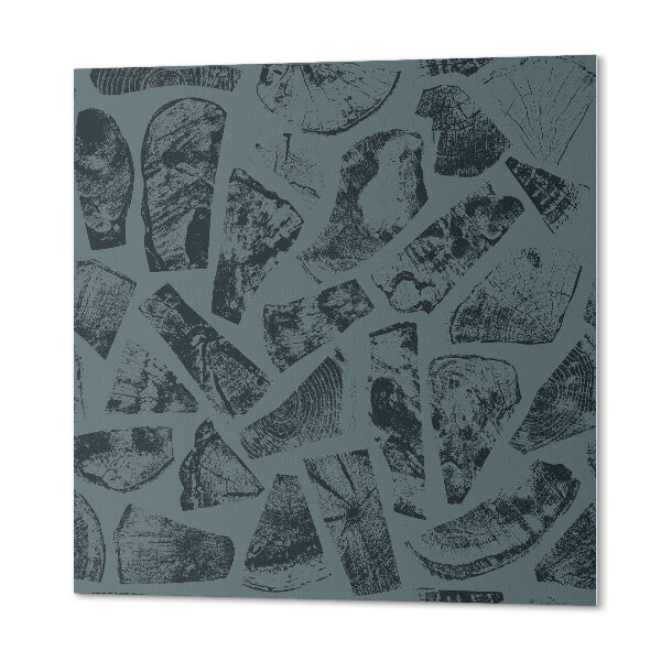 Wandbekleding vinyl Vormen geïnspireerd op hout