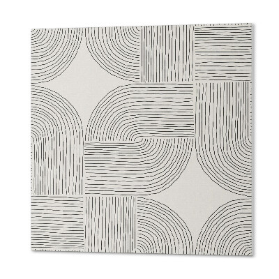 Pvc wandpaneel Abstracte lijnen in geometrische stijl