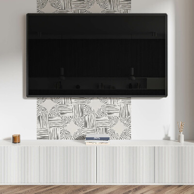 Pvc wandpaneel Abstracte lijnen in geometrische stijl