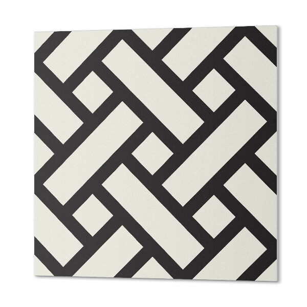 Vinyl wandbekleding Een weefsel van geometrische vormen