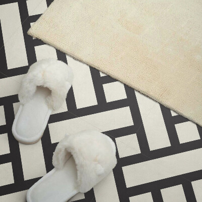 Vinyl wandbekleding Een weefsel van geometrische vormen