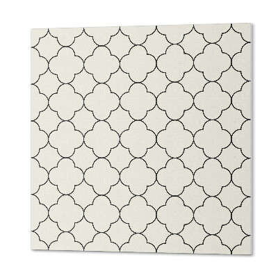 Wandbekleding vinyl Bloemen in een mesh-ontwerp