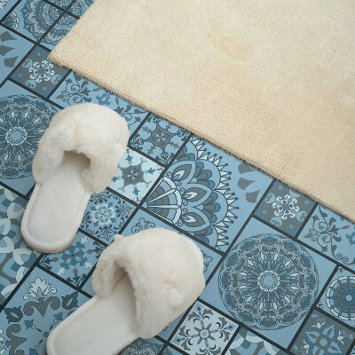 Wandbekleding vinyl Geometrische patronen in mozaïek