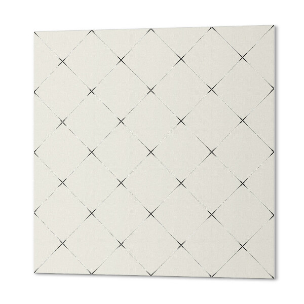 Vinyl wandbekleding Ruitgeometrie in een minimalistische stijl