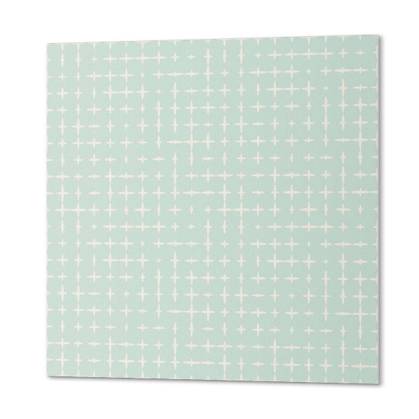 Wandbekleding vinyl Geometrie van lijnen met kruisjes