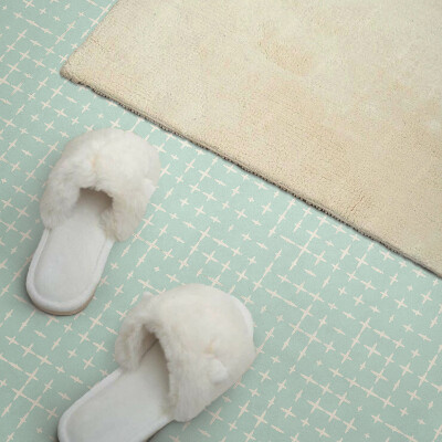 Wandbekleding vinyl Geometrie van lijnen met kruisjes