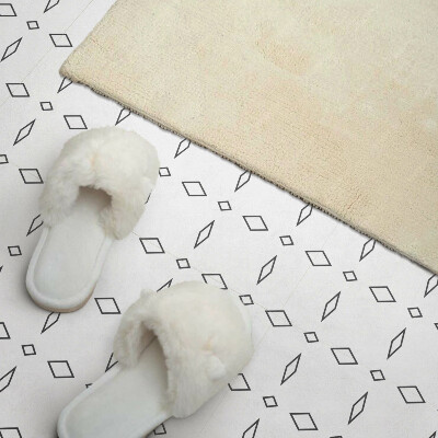 Vinyl wandbekleding Geometrische ruiten in een modern design