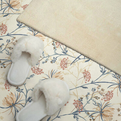 Wandbekleding vinyl Bloemen in een artistieke stijl