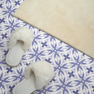 Vinyl wandbekleding Bloemvormen in geometrie