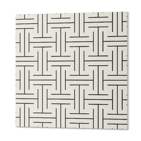 Vinyl wandbekleding Een modern geruit patroon