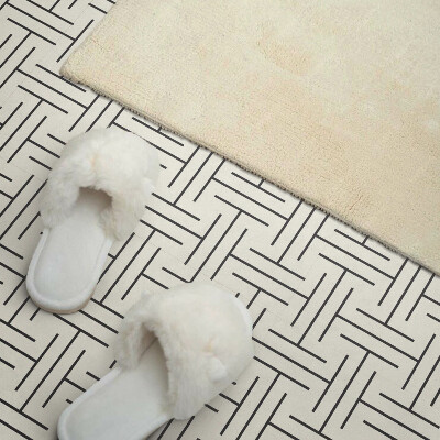 Vinyl wandbekleding Een modern geruit patroon