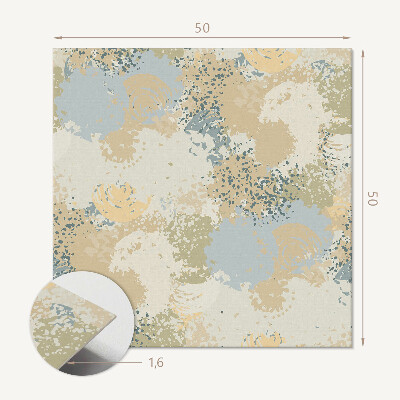 Wandbekleding vinyl Dynamische spots met unieke vormen