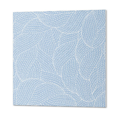 Wandbekleding vinyl Golven met een bladmotief