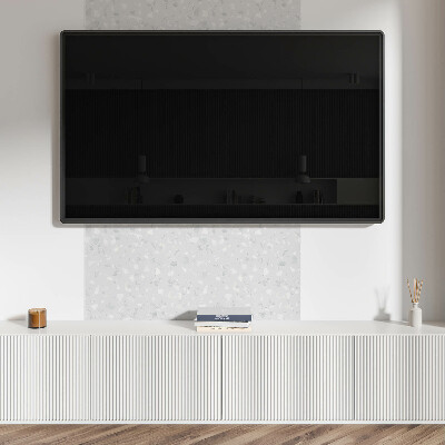 Wandbekleding vinyl Terrazzo in een artistieke uitvoering