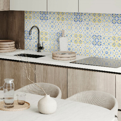 Vinyl wandbekleding Mozaïekdecoraties met ornamenten